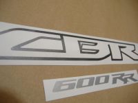 Honda CBR 600RR 2011 - Black Version - Decalset