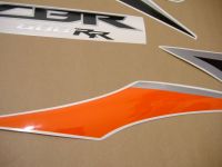 Honda CBR 600RR 2010 - Orange/Black Version - Decalset