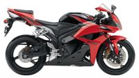 Honda CBR 600RR 2010 - Rot/Schwarze Version - Dekorset