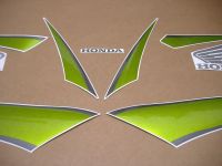 Honda CBR 600RR 2009 - Green/Black Version - Decalset