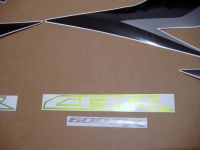 Honda CBR 600RR 2009 - Green/Black Version - Decalset