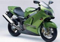 Kawasaki ZX-12R 2003 - Green Version - Decalset