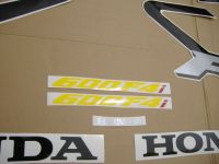 Honda CBR 600 F4i 2003 - Yellow Version - Decalset