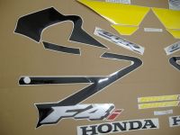 Honda CBR 600 F4i 2003 - Yellow Version - Decalset