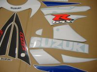 Suzuki GSX-R 750 2001 - White/Blue Version - Decalset