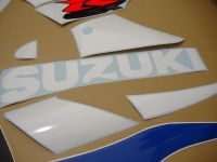 Suzuki GSX-R 750 2001 - White/Blue Version - Decalset