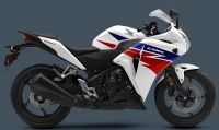 Honda CBR 250R 2013 - Weiß/Rot/Blaue Version - Dekorset