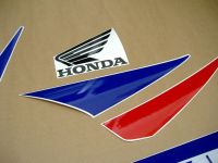 Honda CBR 250R 2013 - Weiß/Rot/Blaue Version - Dekorset