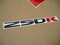 Honda CBR 250R 2013 - Weiß/Rot/Blaue Version - Dekorset