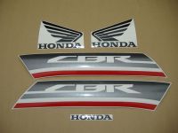 Honda CBR 600 F 2012 - Weiß/Schwarze Version - Dekorset