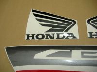Honda CBR 600 F 2012 - White/Black Version - Decalset