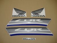Honda CBR 600 F 2013 - White/Blue Version - Decalset