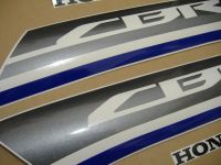 Honda CBR 600 F 2013 - White/Blue Version - Decalset