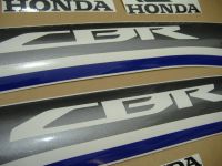 Honda CBR 600 F 2013 - White/Blue Version - Decalset