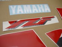 Yamaha YZF-R6 RJ03 1999 - Red/White Version - Decalset