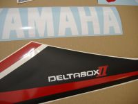 Yamaha YZF-R6 RJ03 1999 - Red/White Version - Decalset