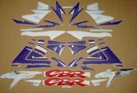 Honda CBR 600 F3 1997 - White/Red/Purple Version - Decalset