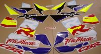 Honda CBR 919RR 1996 - Red/White/Yellow Version - Decalset