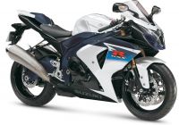 Suzuki GSX-R 1000 2010 - Weiß/Schwarze Version - Dekorset