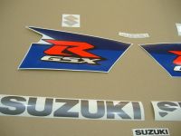 Suzuki GSX-R 1000 2010 - White/Black Version - Decalset