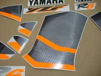 Yamaha YZF-R6 RJ03 1999 - Silver/Black Version - Decalset