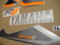 Yamaha YZF-R6 RJ03 1999 - Silver/Black Version - Decalset