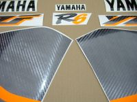 Yamaha YZF-R6 RJ03 1999 - Silver/Black Version - Decalset