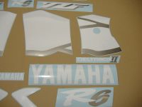 Yamaha YZF-R6 RJ03 2001 - Blue Version - Decalset