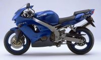 Kawasaki ZX-9R 1998 - Blue Version - Decalset