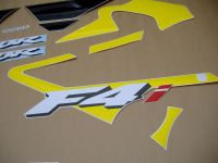 Honda CBR 600 F4i 2002 - Yellow/Black Version - Decalset