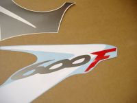 Honda CBR 600 F4 2002 - Red/Blue/White Version - Decalset