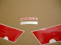 Honda CBR 600 F4 2003 - Silver/Red/Black Version - Decalset