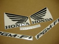 Honda CBR 600 F4 2003 - Silber/Rot/Schwarz Version - Dekorset