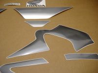 Honda CBR 600 F4 2005 - Titanium/Silver Version - Decalset