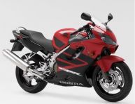 Honda CBR 600 F4 2006 - Rot/Schwarze Version - Dekorset