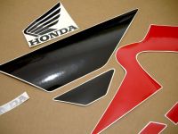 Honda CBR 600 F4 2006 - Rot/Schwarze Version - Dekorset