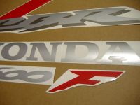 Honda CBR 600 F4 2006 - Red/Black Version - Decalset