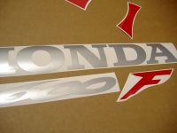 Honda CBR 600 F4 2006 - Red/Black Version - Decalset