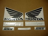 Honda CB 600F Hornet 2013 - White Version - Decalset