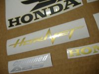Honda CB 600F Hornet 2012 - Black Version - Decalset
