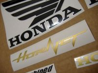 Honda CB 600F Hornet 2012 - Gelbe Version - Dekorset