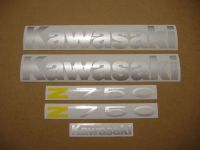 Kawasaki Z 750 2004 - Schwarze Version - Dekorset