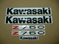 Kawasaki Z 750 2006 - Orange Version - Decalset