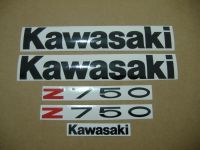 Kawasaki Z 750 2007 - Silver Version - Decalset