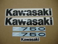 Kawasaki Z 750 2011 - Green Version - Decalset