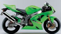 Kawasaki ZX-6R 2003 - Green Version - Decalset