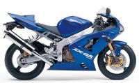 Kawasaki ZX-6R 2004 - Blue Version - Decalset