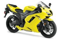 Kawasaki ZX-6R 2008 - Yellow Version - Decalset