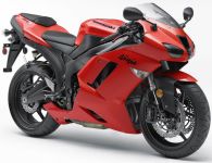 Kawasaki ZX-6R 2007 - Rote Version - Dekorset