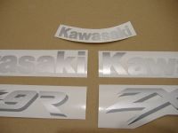 Kawasaki ZX-9R 1999 - Schwarze Version - Dekorset